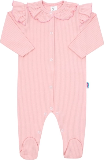 Baby-Overall aus Baumwolle New Baby Stripes rosa 86 (12–18 Monate)