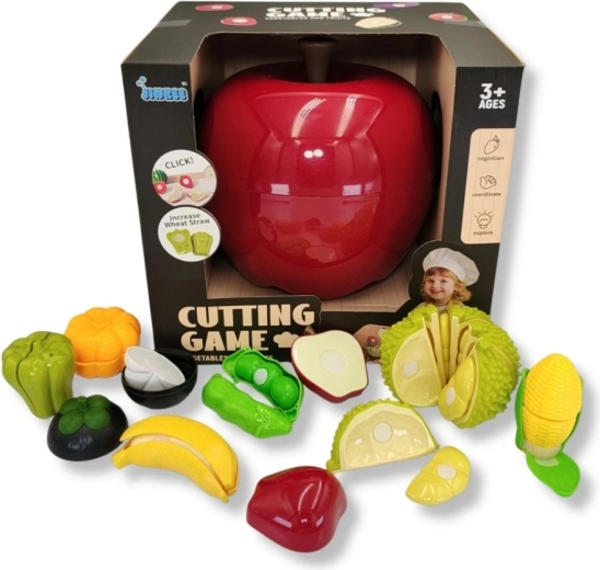 Jinkee roter Apfel – Schneidobst & -gemüse 3+