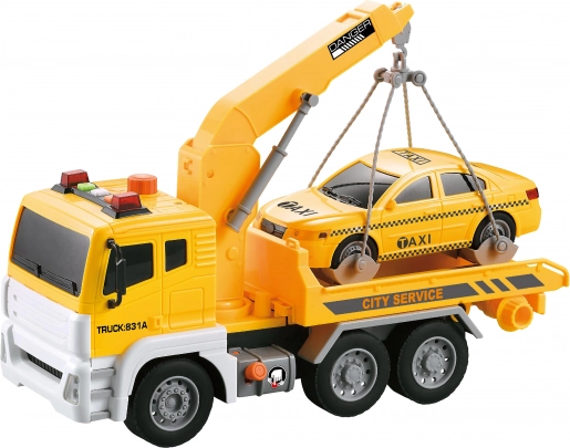 Lastwagen mit Taxi mit Licht- und Soundeffekten 30 cm