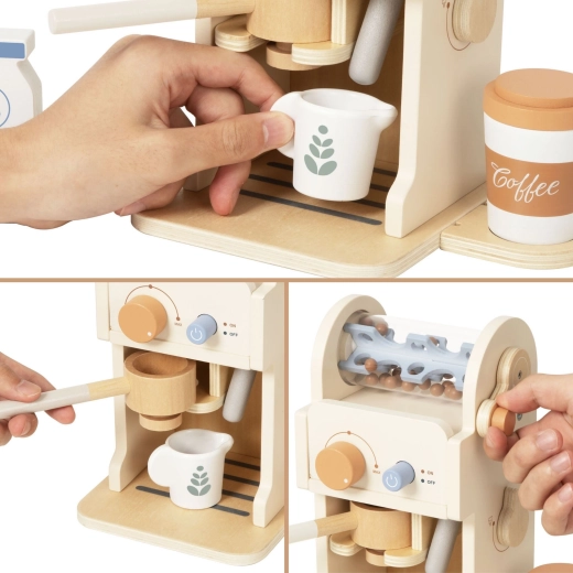 Interaktive Kaffeemaschine wie eine echte