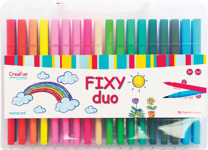 CreaFun Duo-Filzstifte 36 Farben