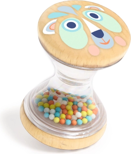 Sanduhr-Rassel für Sehen und Hören