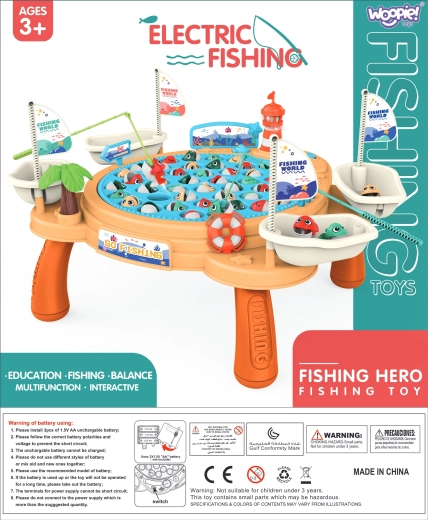 Drehende Fische und Soundeffekte