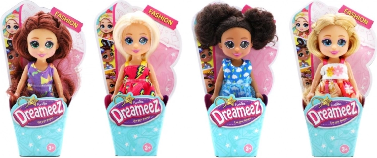 Mini-Puppe DREAMEEZ im Eistüten-Konus 12 cm