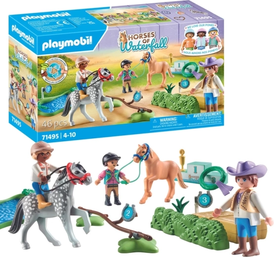 Playmobil Horses of Waterfall Ponyturnier mit Hindernissen