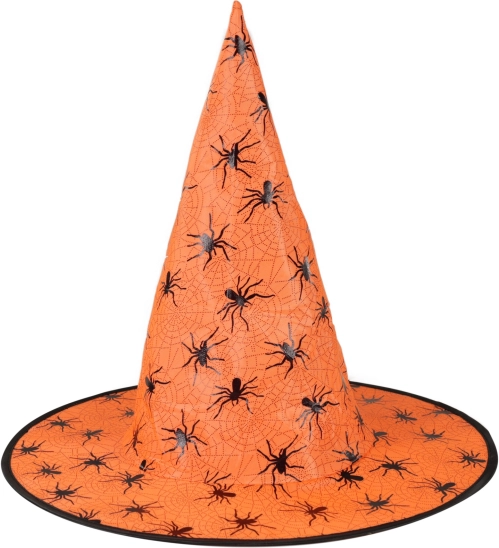 Oranger Hexenhut für Erwachsene