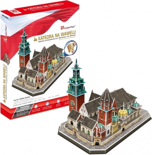 CubicFun 3D‑Puzzle Wawel‑Kathedrale (101 Teile)