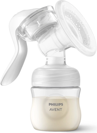 Direktes Abpumpen in die AVENT Natural Flasche