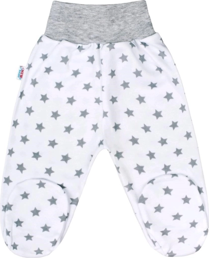 Baby-Schlupfhose New Baby Classic II grau mit Sternchen