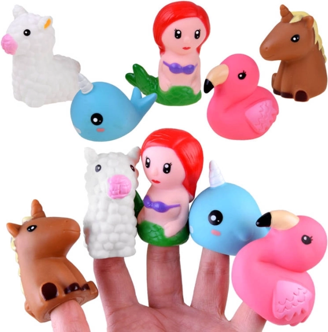 Bunte Fingerspielpuppenset für Kinder