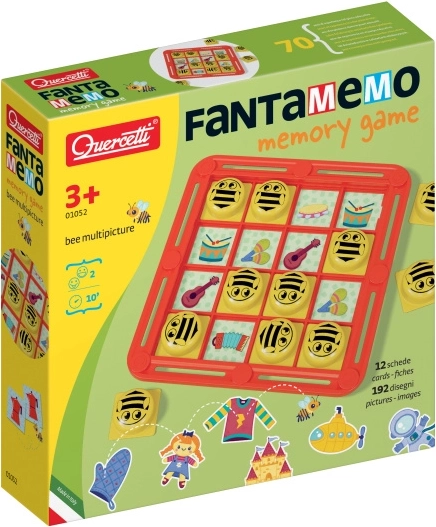 Quercetti Fantamemo Biene – Memo-Spiel (Pexeso)