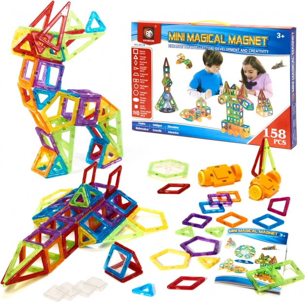 Magnetische Bausätze für Kinder Magical Magnet 162 Teile