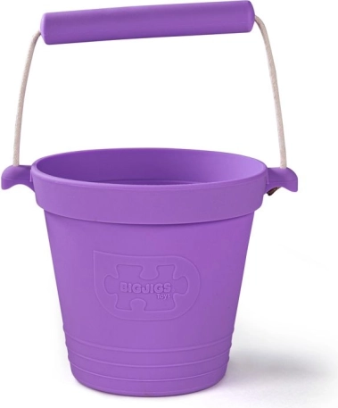Silikon-Strandeimer BIGJIGS TOYS – violett