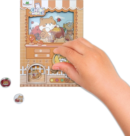 Chibi-Welt Gashapon-Notizbuch – Hund - 1 Stück