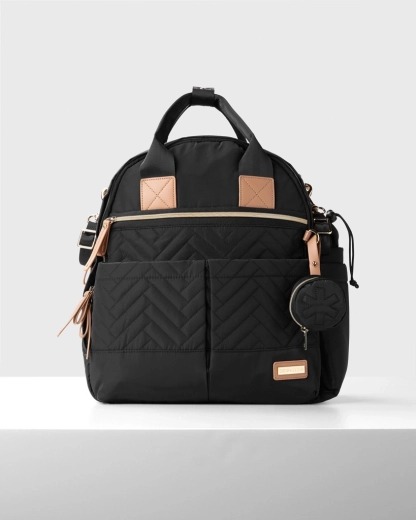 Skip Hop Wickelrucksack Suite Set 6-in-1 Schwarz