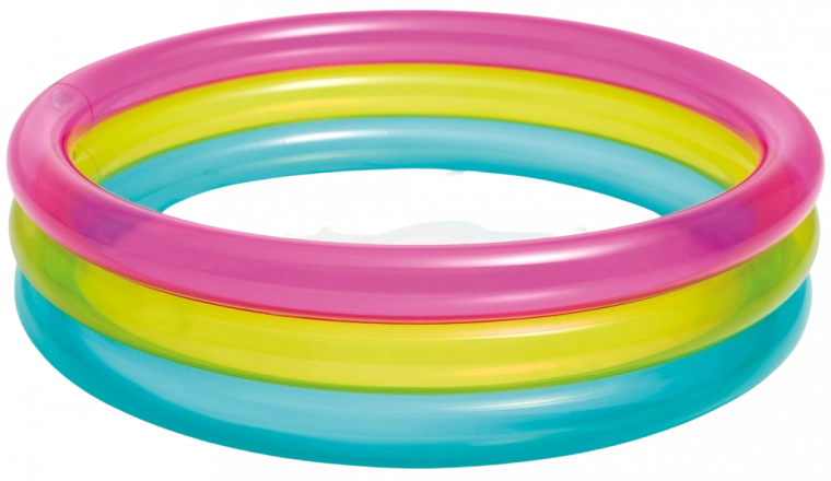 Aufblasbares Kinderbecken Regenbogen 86 × 25 cm INTEX