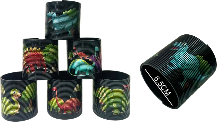 Dinosaurier-Springfeder 6,5 cm – 1 Stück
