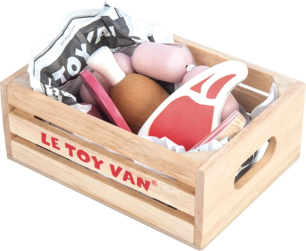 Le Toy Van Holzkiste mit Wurstwaren
