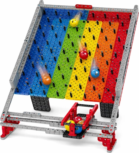 Regenbogen-Spielplatte mit Hindernissen