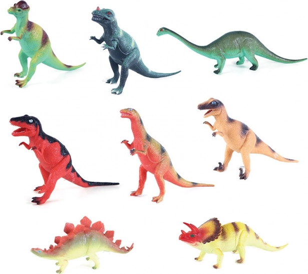 Set aus Dinosauriern 21 - 29 cm