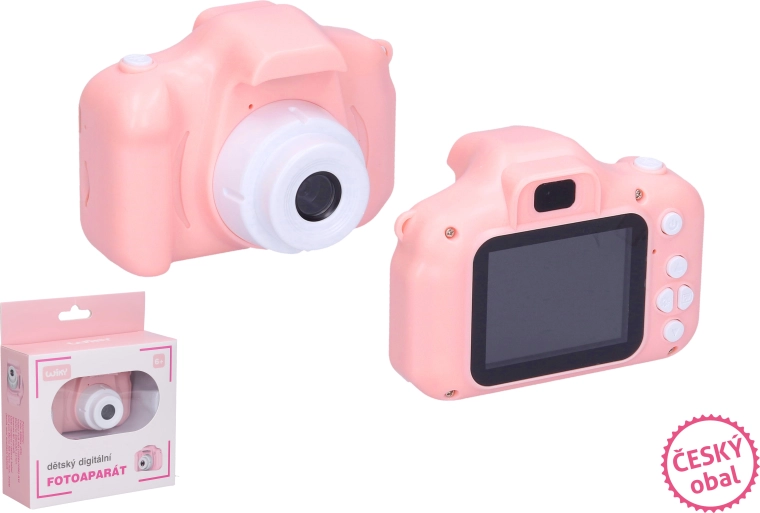 Digitaler Kinderfotoapparat, rosa