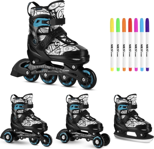 4-in-1: ein Paar Skates für das ganze Jahr