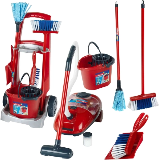 Komplette Putz-Ausstattung im Stil von VILEDA JUNIOR