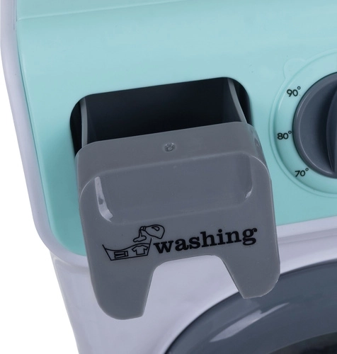 Ausziehbare Schublade für „Waschpulver“