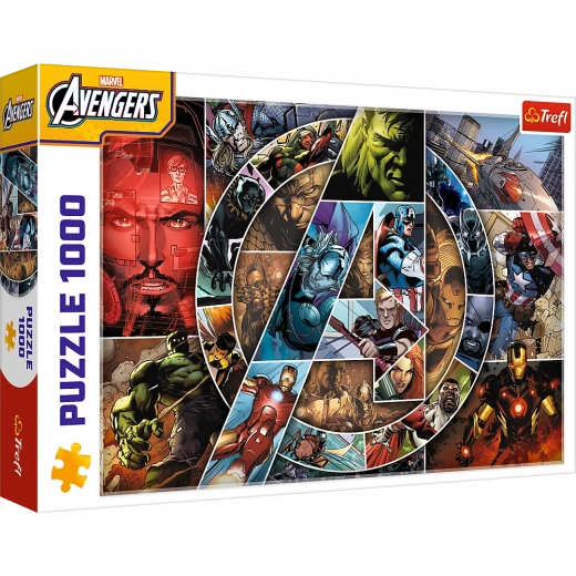 Puzzle mit 1000 Teilen – Marvel Avengers Helden