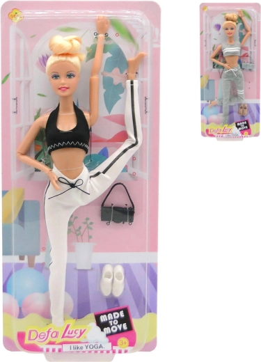 DeFa Lucy Gelenkpuppe im Sport-Fitness-Outfit 29 cm - 1 Stück