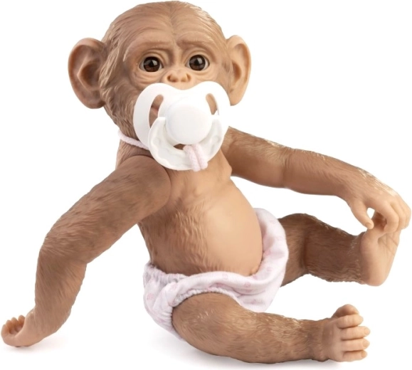 Guca Reborn Baby-Äffchen mit vollständig aus Vinyl bestehendem Körper, 25 cm