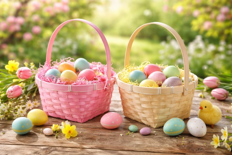 Ideal für Eier, Süßigkeiten und kleine Geschenke