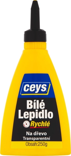Dispersionsschnellkleber CEYS 250 g – nach dem Trocknen transparent