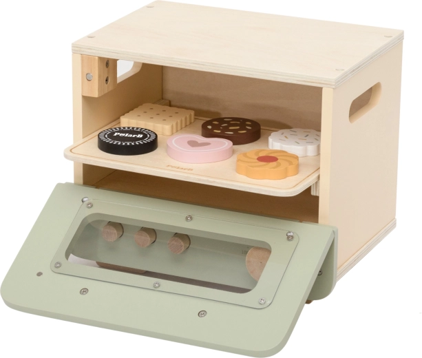 Öffnende Tür mit Sichtfenster