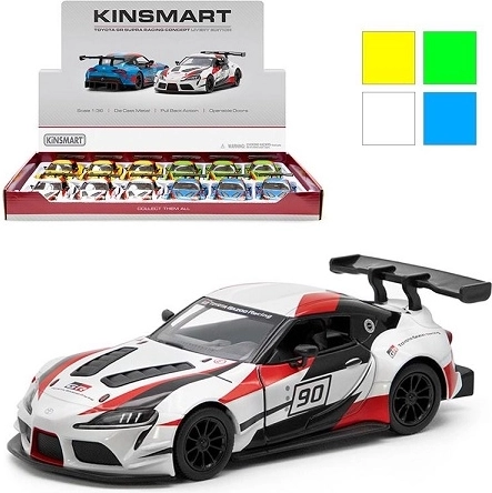 Toyota GR Supra Racing Concept Rennwagen – Metallmodellauto 1:36 mit Pull-Back