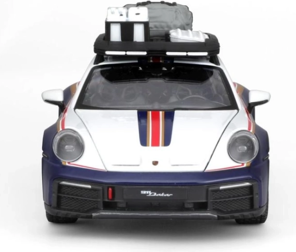 Metallmodellauto 1:24 Porsche 911 Dakar Roughroads blau