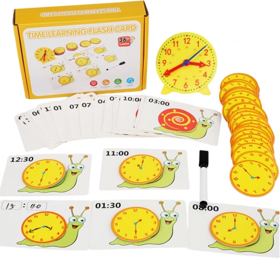 Lernhilfe für die Zeit - Uhren und Karten
