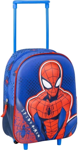 Cerda Kinder-Rucksack mit Rollen Spiderman 3D