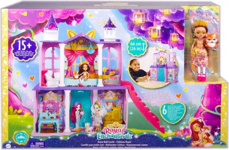 Enchantimals Königspalast – Spielset mit Puppe und Fuchs