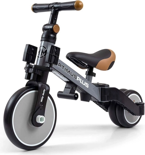 4-in-1: vom Laufrad zum Tret-Dreirad