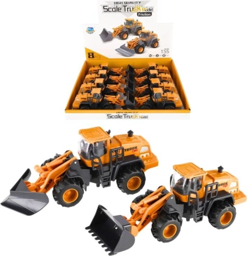 Plastik-Baufahrzeug mit Schwungradantrieb 1:55 – 2 Varianten