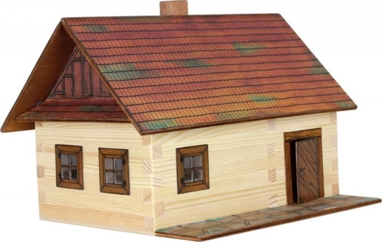 Holz-Klebebausatz WALACHIA – Blockhaus 1:32