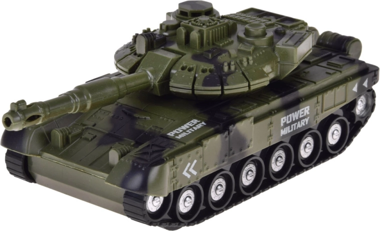 Panzer mit drehbarem Turm und beweglicher Kanone