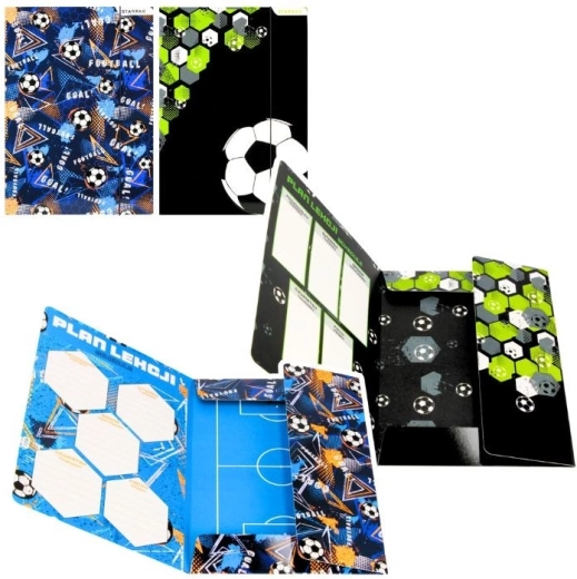 Heftmappe mit Gummiband A4 Fußball – 1 Stück