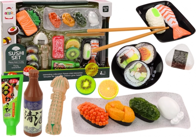 Sushi-Set für Kinder, Spielzeugset 22 Stück
