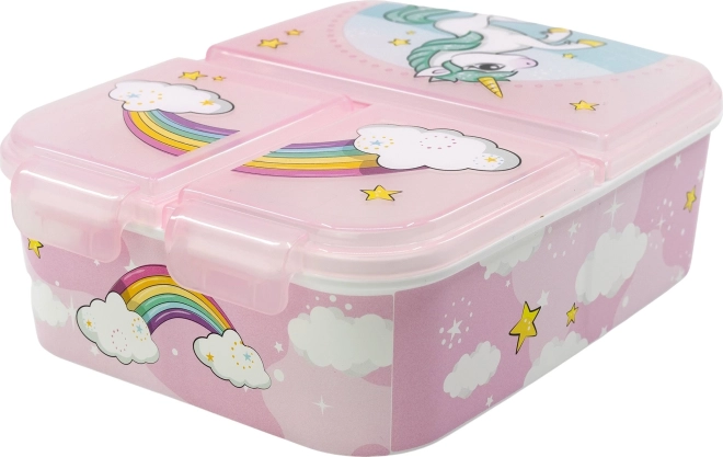 Stor Multi-Box für Snacks Einhorn