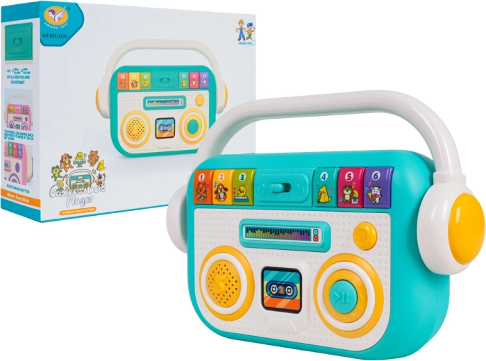 Interaktives Kinderradio mit Licht und Geräuschen