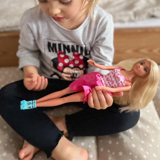 Mama-Puppe mit kämmbaren Haaren
