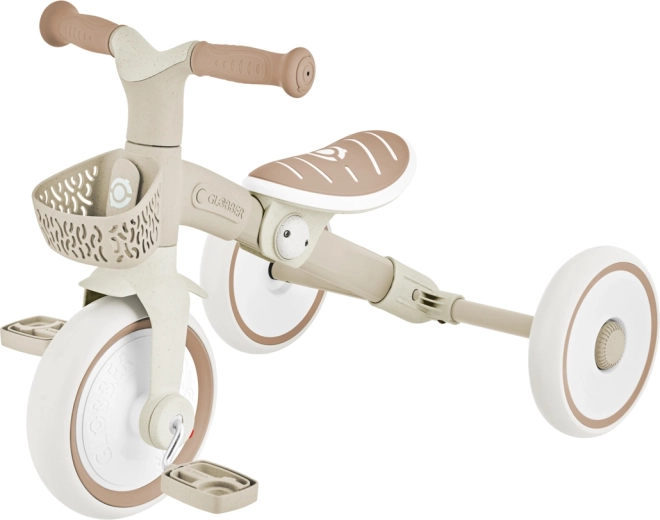 Globber Lern-Dreirad 2in1 Plus EcoLogic Coconut