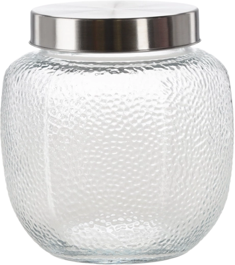 Glas-Vorratsdose für Lebensmittel 1,8 l mit Metalldeckel